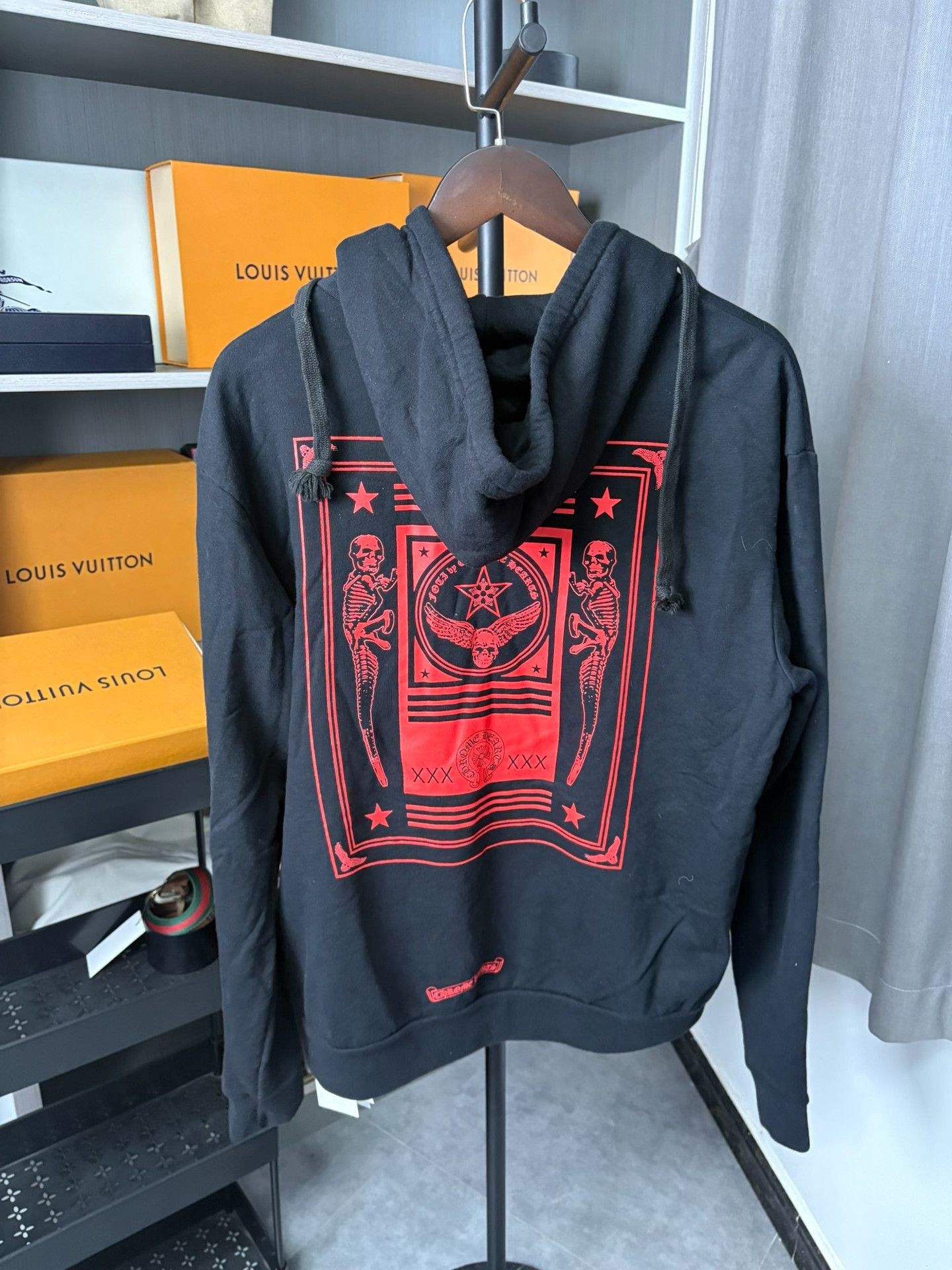Chrome Hearts Chrome Hearts Red Hoodie M Men Size US M / EU 48-50 / 2 - 3 Thumbnail