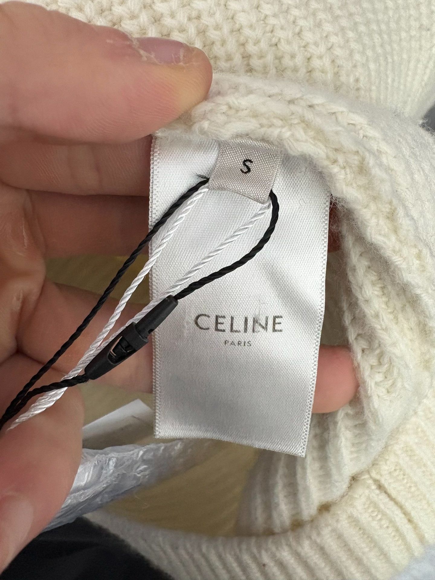 Celine Celine Retro Wool White Sweater S Women Size S / US 4 / IT 40 - 6 Thumbnail