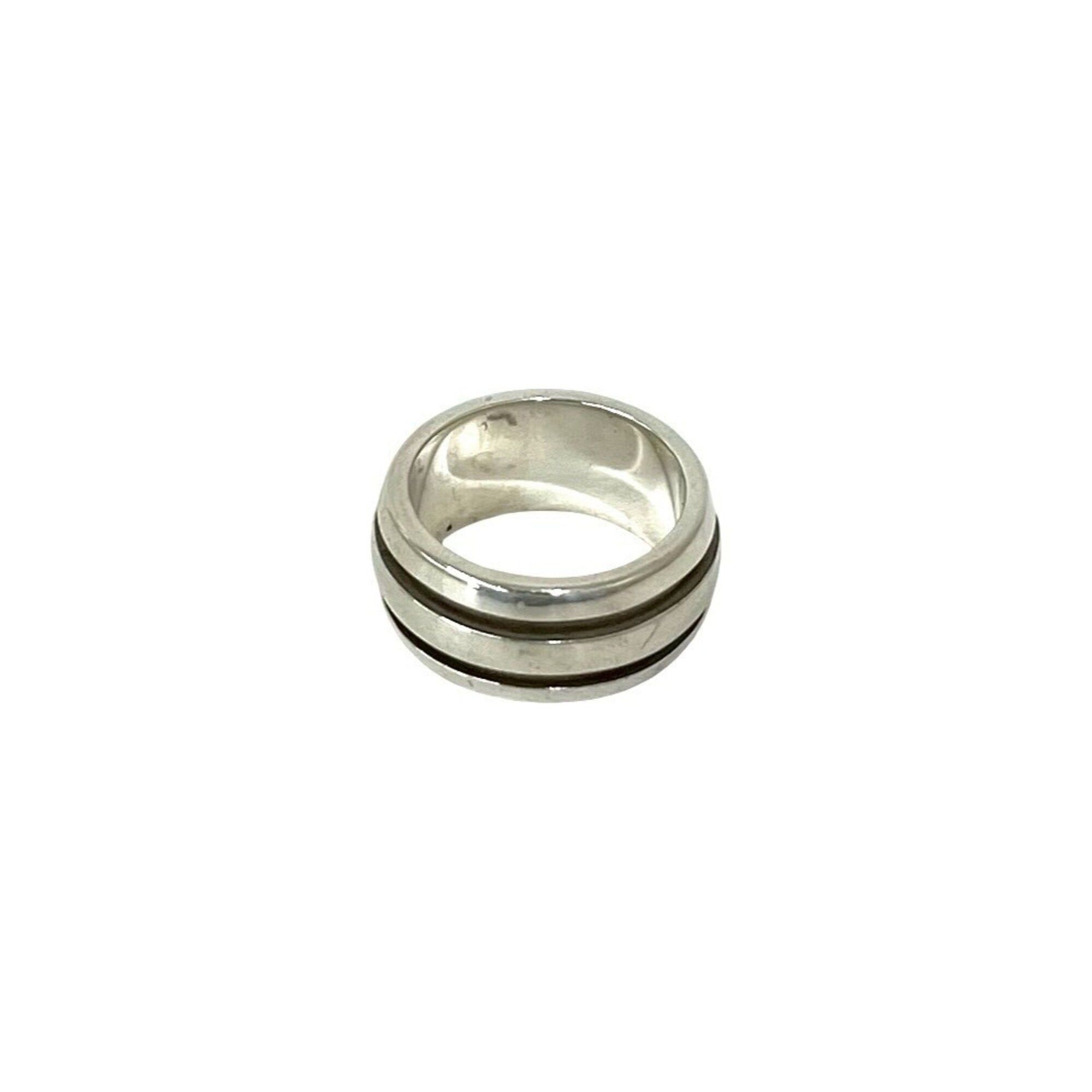 Tiffany & Co. TIFFANY&Co. Tiffany Grooved Double Line Ring, 925 Sterling Silver, Accessory, Men's & Women's, 41273 Size ONE SIZE - 6 Thumbnail