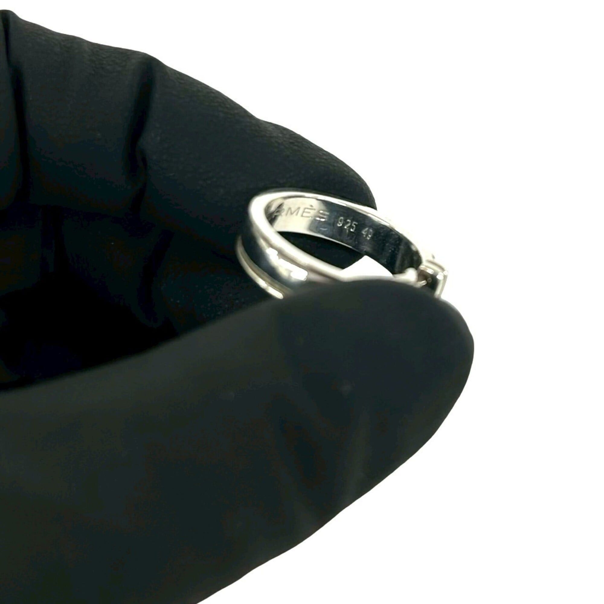 Hermes Hermes Ceinture Sterling Silver 925 Ring Finger Accessory 25020 Size ONE SIZE - 4 Thumbnail