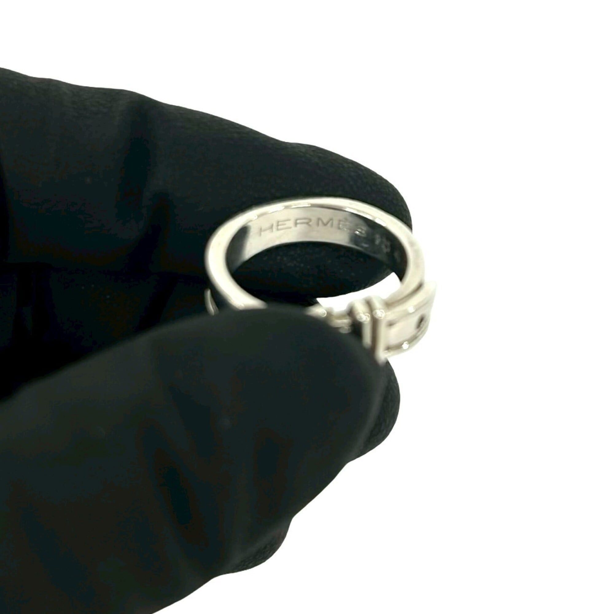 Hermes Hermes Ceinture Sterling Silver 925 Ring Finger Accessory 25020 Size ONE SIZE - 3 Thumbnail