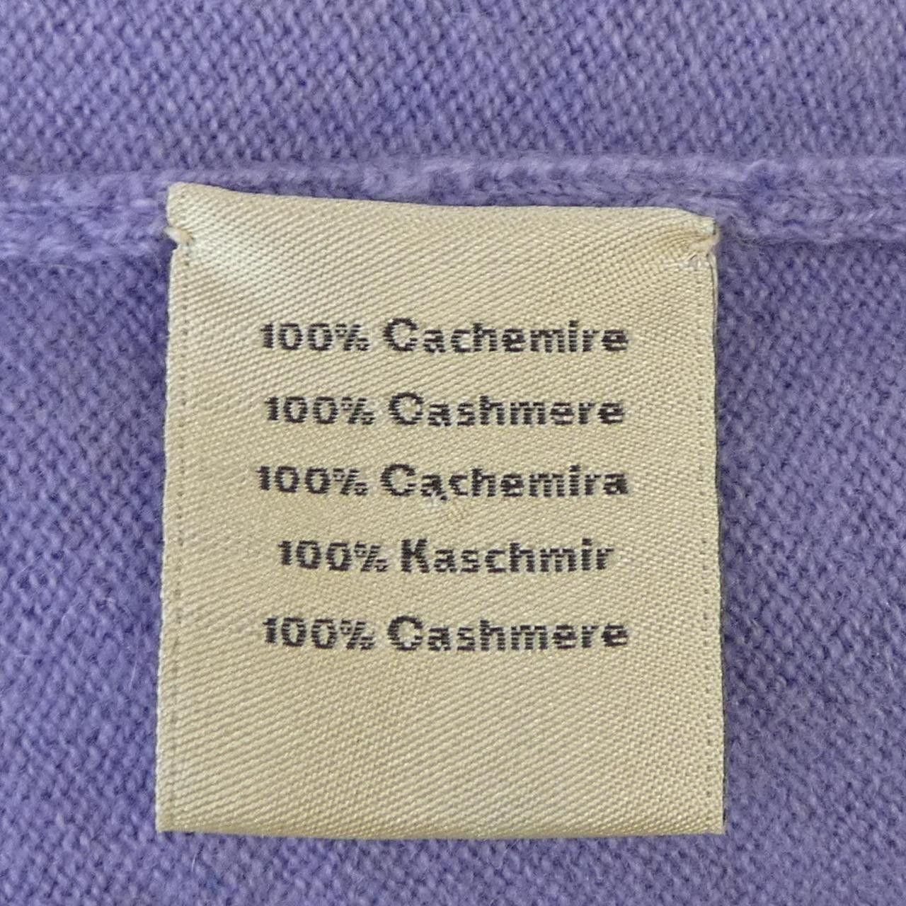 Hermes Hermes Hermes Cashmere Knit Textile Tops DUTY FREE for USA Size ONE SIZE - 3 Thumbnail