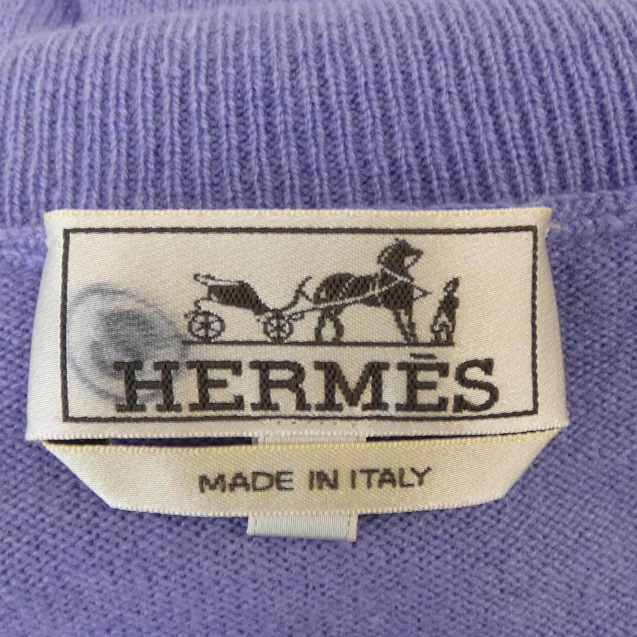 Hermes Hermes Hermes Cashmere Knit Textile Tops DUTY FREE for USA Size ONE SIZE - 4 Thumbnail
