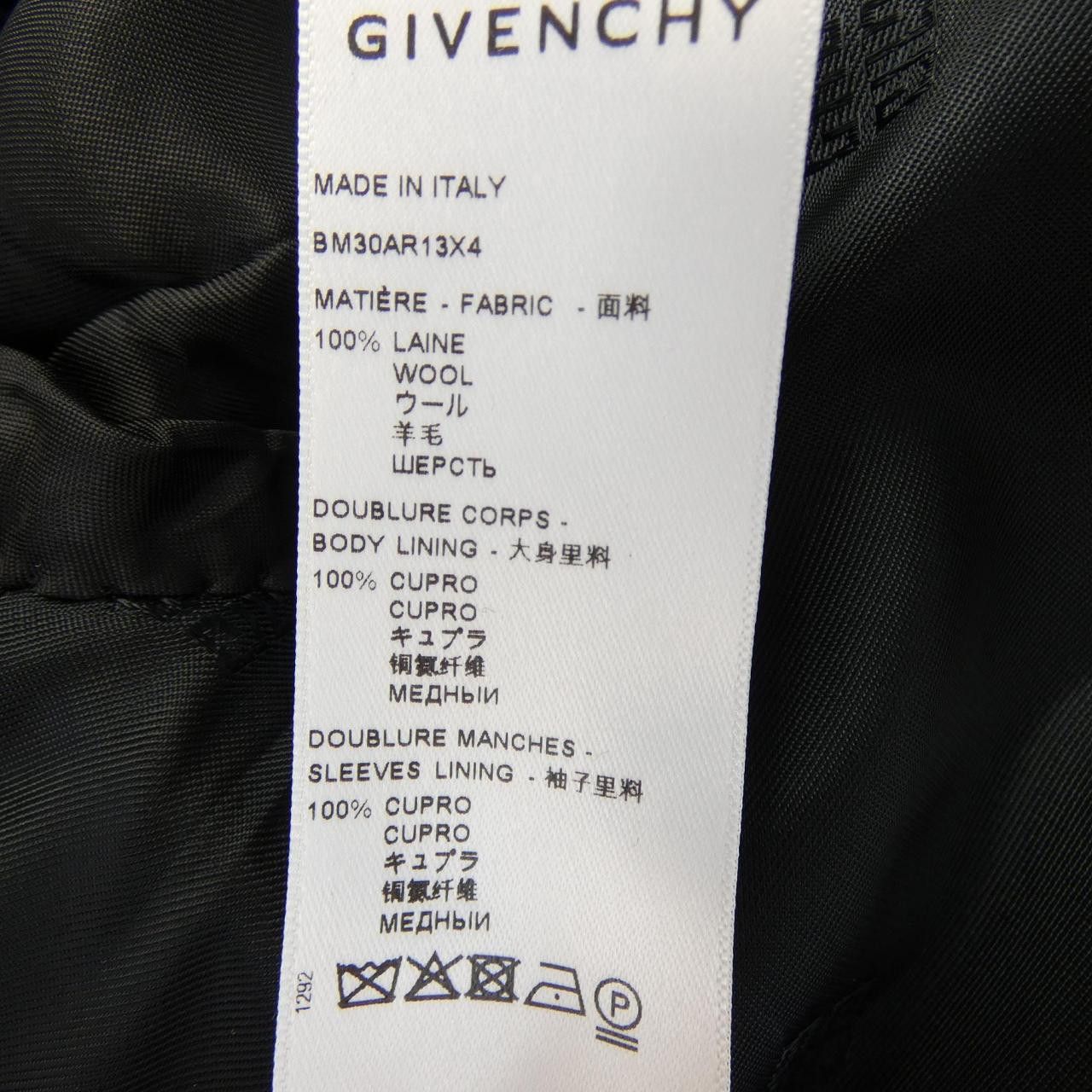 Givenchy Givenchy Givenchy Wool Jacket Textile Outerwear BM30AR13X4 DUTY FREE for USA Size ONE SIZE - 3 Thumbnail