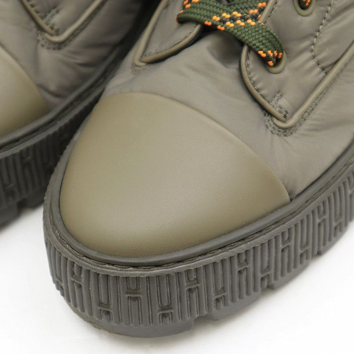 Hermes Hermes Hermes Fresh Parachute Fabric Calfskin Boots Leather Shoes DUTY FREE for USA Size ONE SIZE - 2 Thumbnail