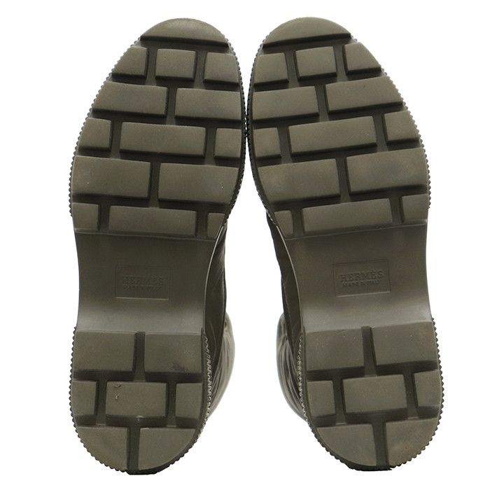 Hermes Hermes Hermes Fresh Parachute Fabric Calfskin Boots Leather Shoes DUTY FREE for USA Size ONE SIZE - 8 Thumbnail