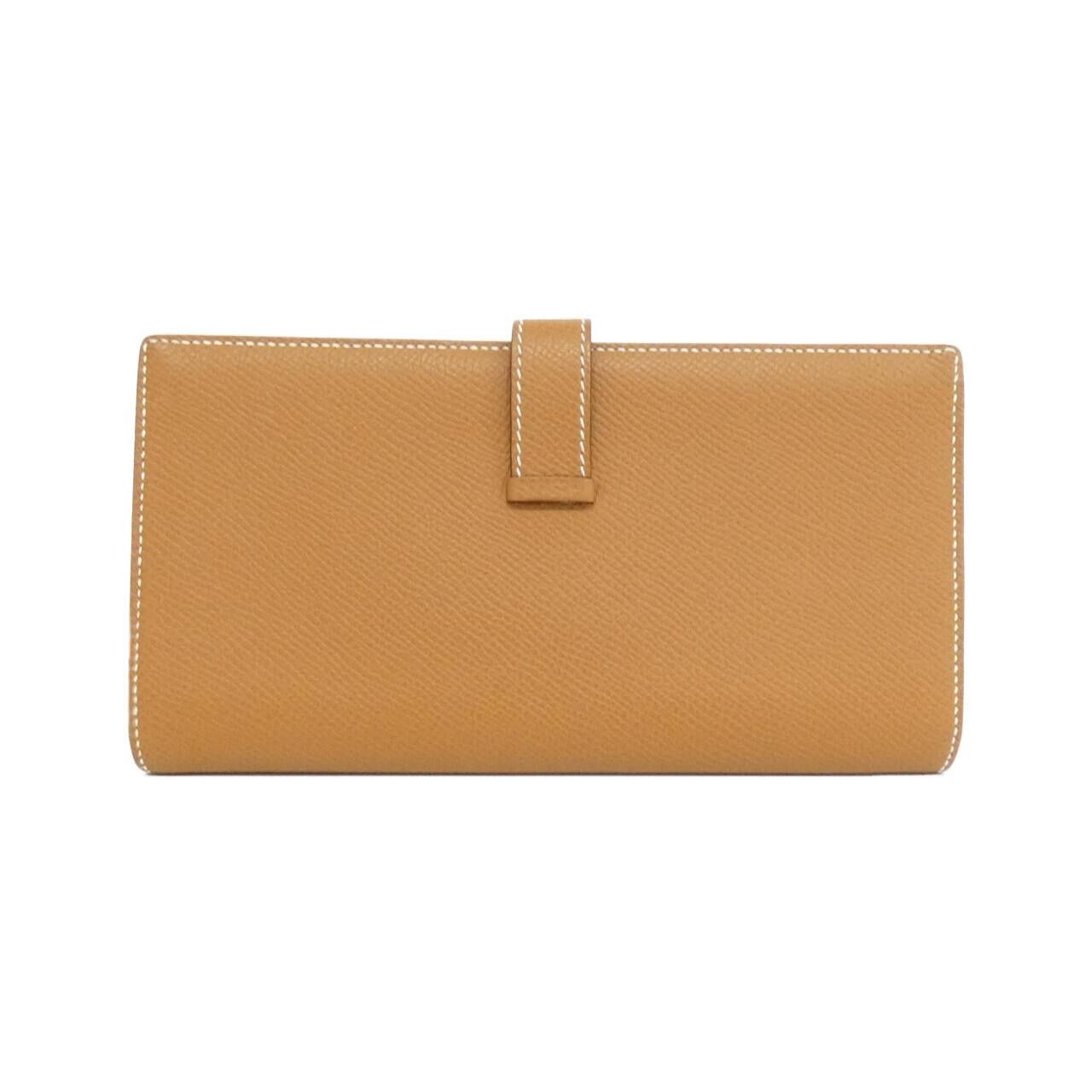 Hermes Hermes Hermes Bearn Souffle Epsom Long Wallet Leather Long Wallet W DUTY FREE for USA Size ONE SIZE - 2 Thumbnail