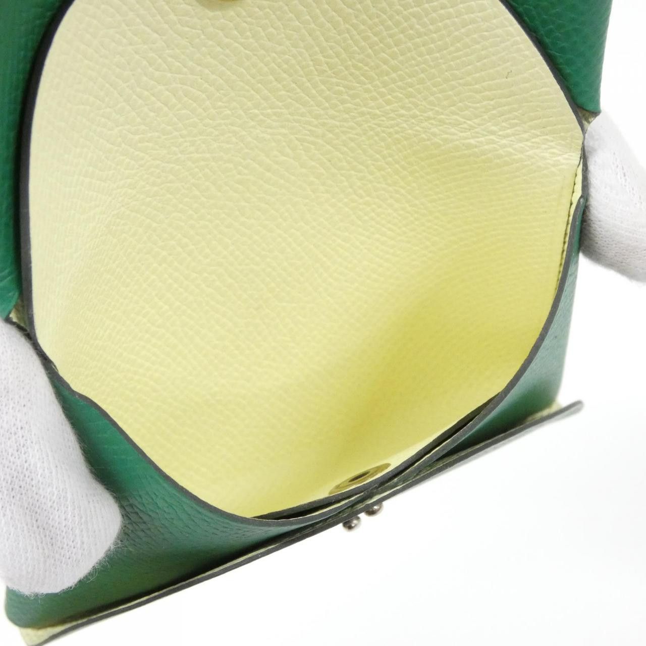 Hermes Hermes Hermes Calvi Leather Coin Case Leather Coin Case W DUTY FREE for USA Size ONE SIZE - 3 Thumbnail