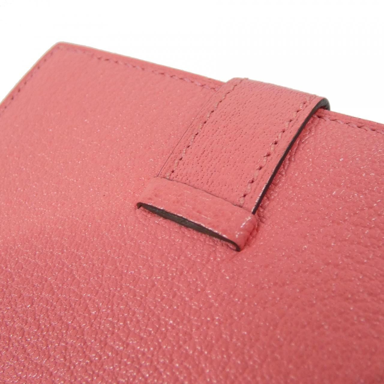 Hermes Hermes Hermes Bearn Mini Chevre Wallet Leather Short Wallet Y DUTY FREE for USA Size ONE SIZE - 4 Thumbnail