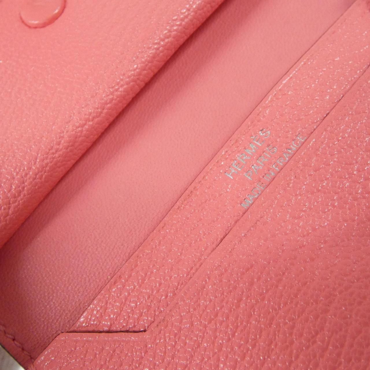 Hermes Hermes Hermes Bearn Mini Chevre Wallet Leather Short Wallet Y DUTY FREE for USA Size ONE SIZE - 7 Thumbnail