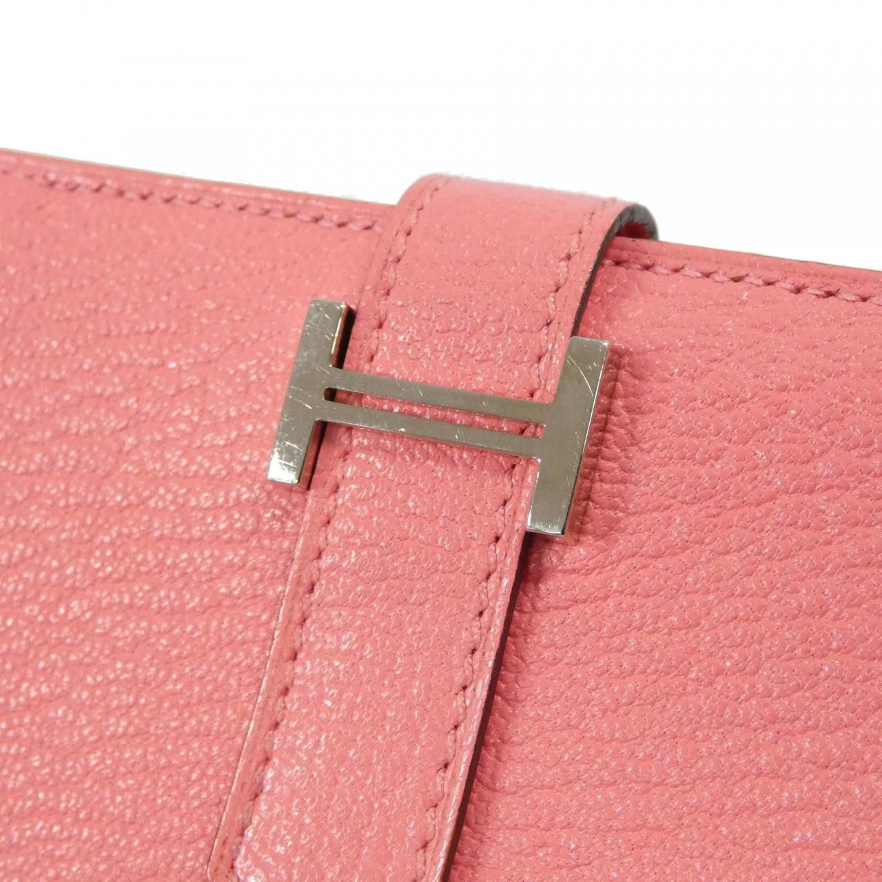 Hermes Hermes Hermes Bearn Mini Chevre Wallet Leather Short Wallet Y DUTY FREE for USA Size ONE SIZE - 3 Thumbnail