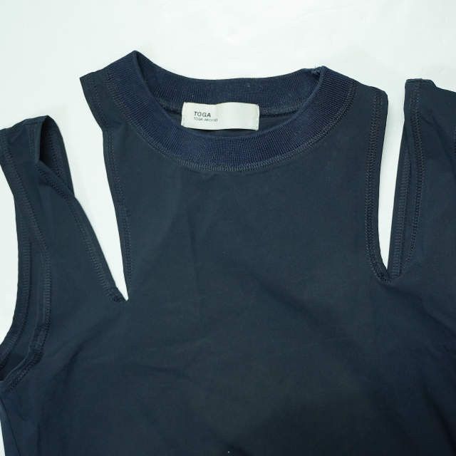 Other Other Toga Cold Shoulder Jersey Dress Textile Dresses TA01-JH068 DUTY FREE for USA Size ONE SIZE - 4 Thumbnail