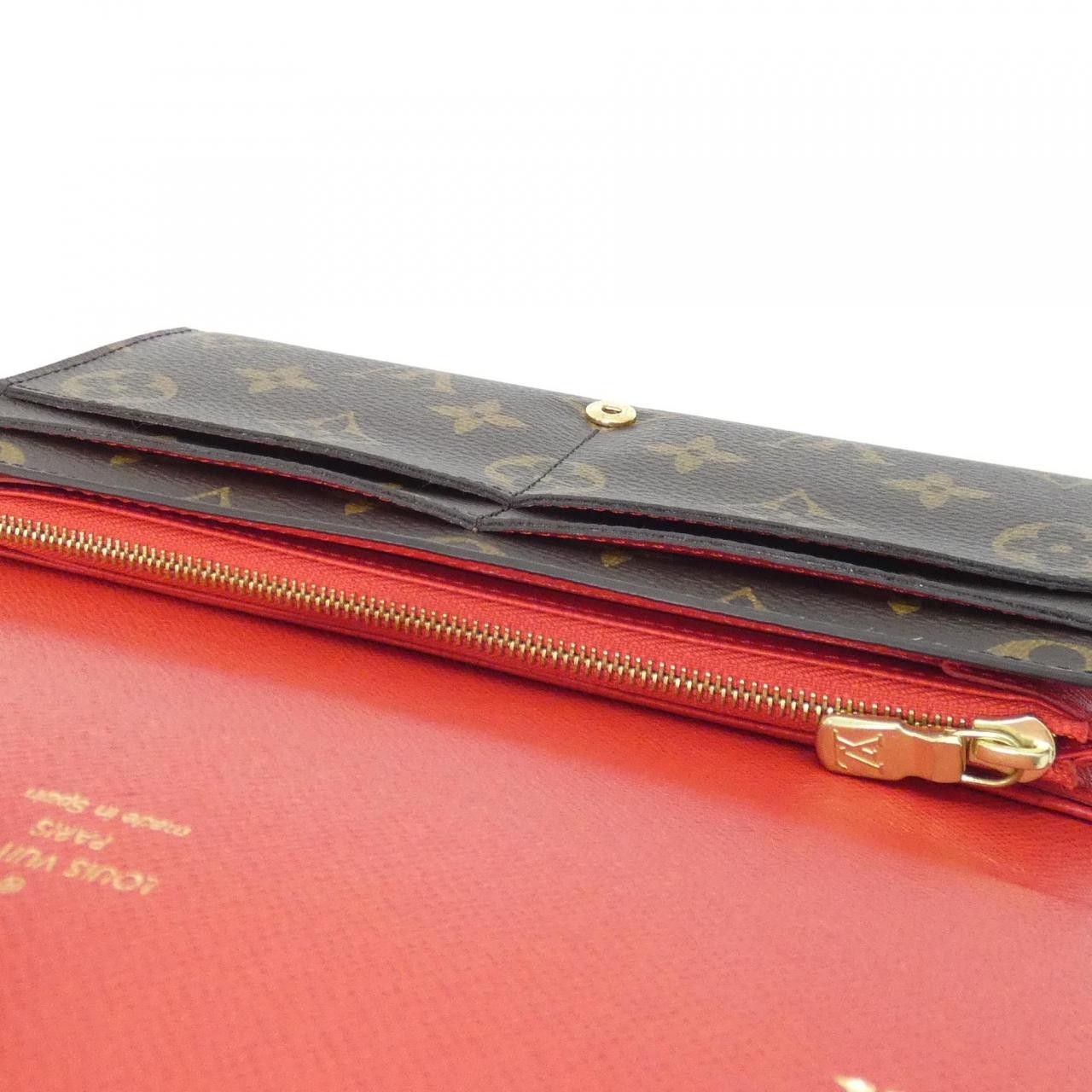 Louis Vuitton Louis Vuitton Louis Vuitton Monogram Portefeuille Sarah Long Wallet Textile Long Wallet M69747 DUTY FREE for USA Size ONE SIZE - 9 Thumbnail
