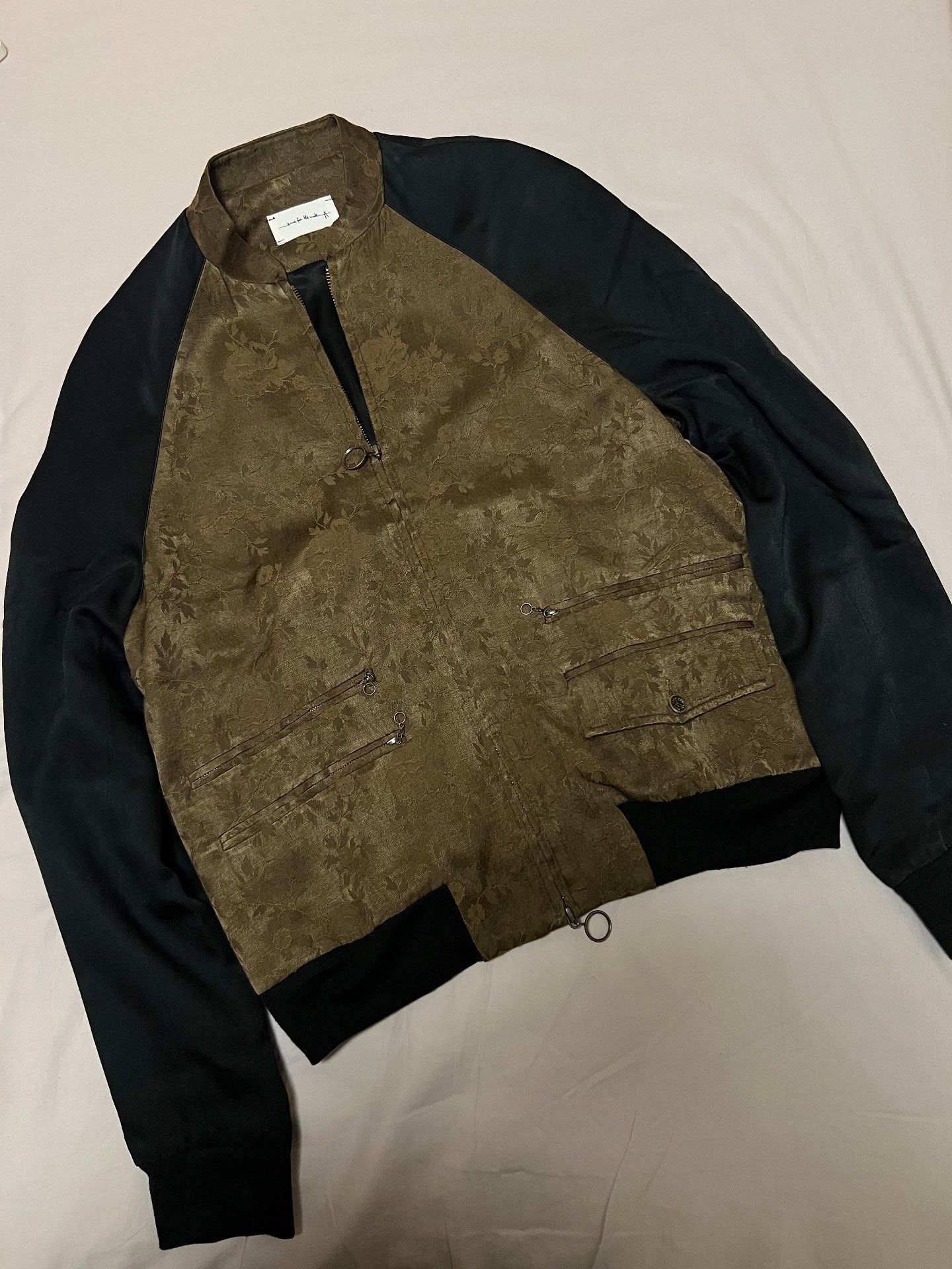 Song For The Mute songforthemute 17SS Gold Jacquard Bomber Size US M / EU 48-50 / 2 - 3 Thumbnail
