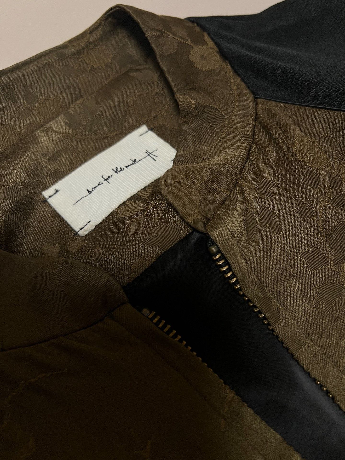Song For The Mute songforthemute 17SS Gold Jacquard Bomber Size US M / EU 48-50 / 2 - 5 Thumbnail