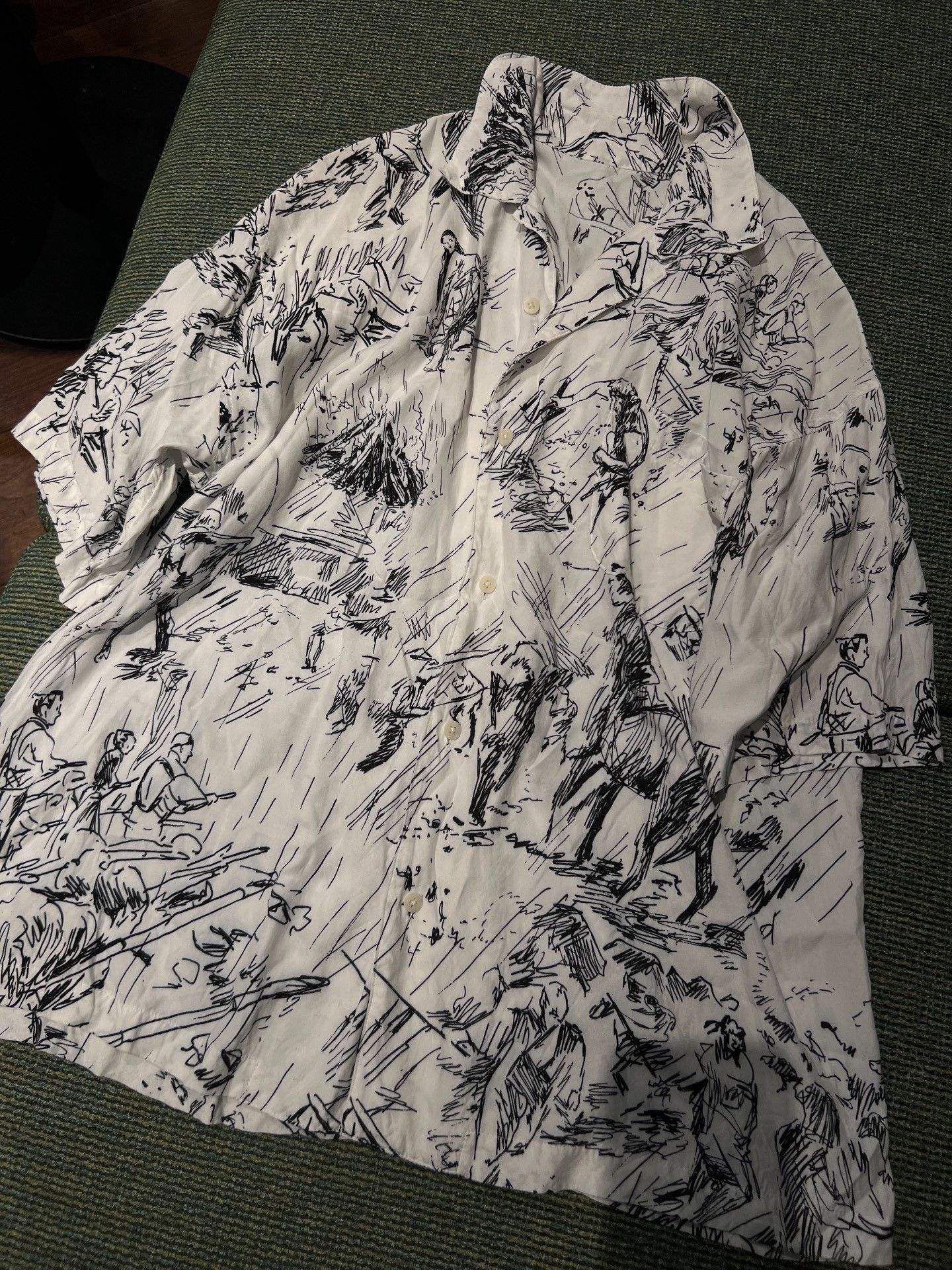 Porter Classic Porter Classic Seven Samurai Aloha Shirt Size US M / EU 48-50 / 2 - 4 Thumbnail