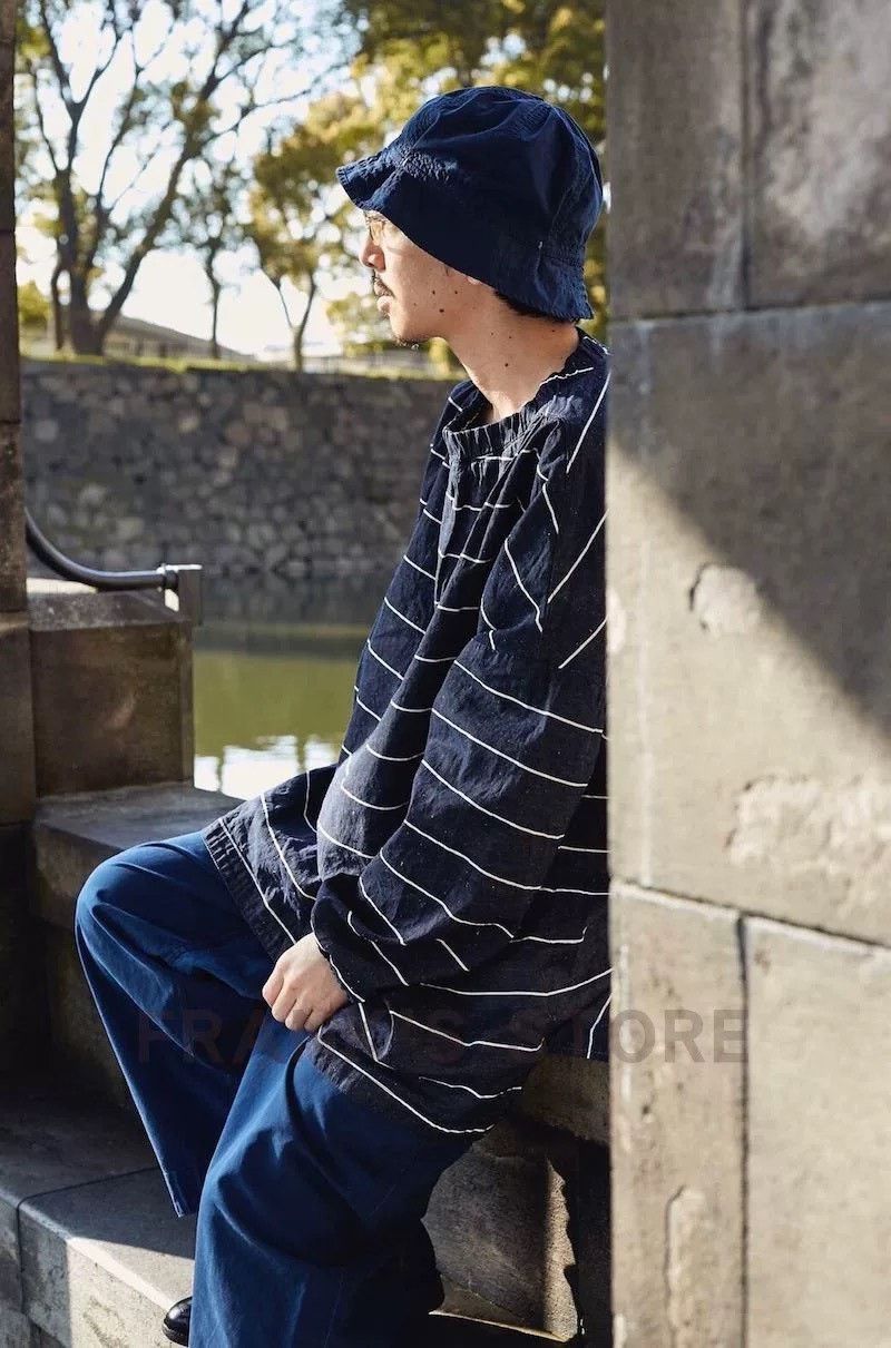 Porter Classic Porter Classic Fisherman's Linen Smock Shirt Size US S / EU 44-46 / 1 - 3 Thumbnail