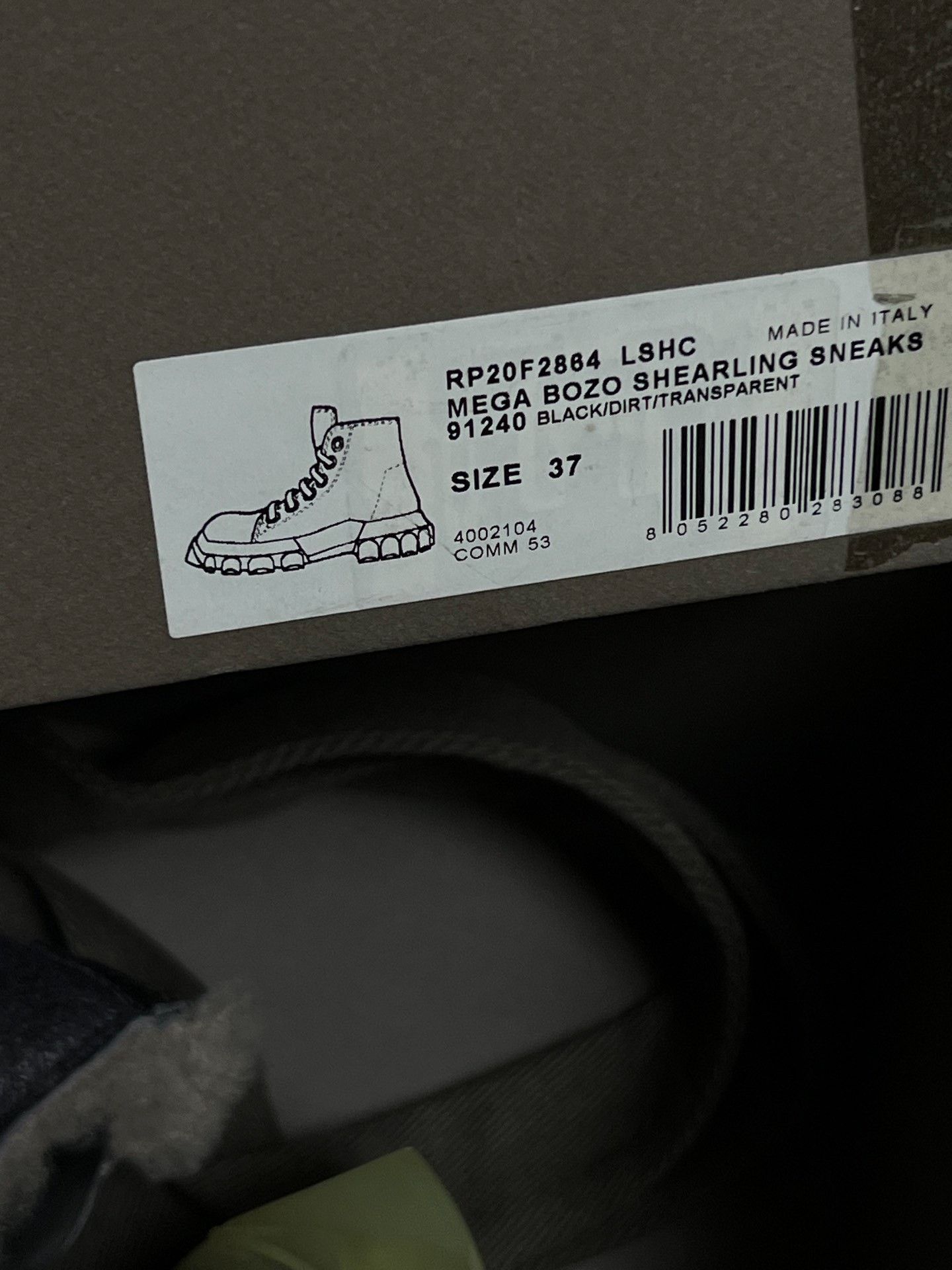 Rick Owens Rick Owens 20FW Shearling Octopus Sole Tank Boots Size US 6 / IT 36 - 9 Thumbnail