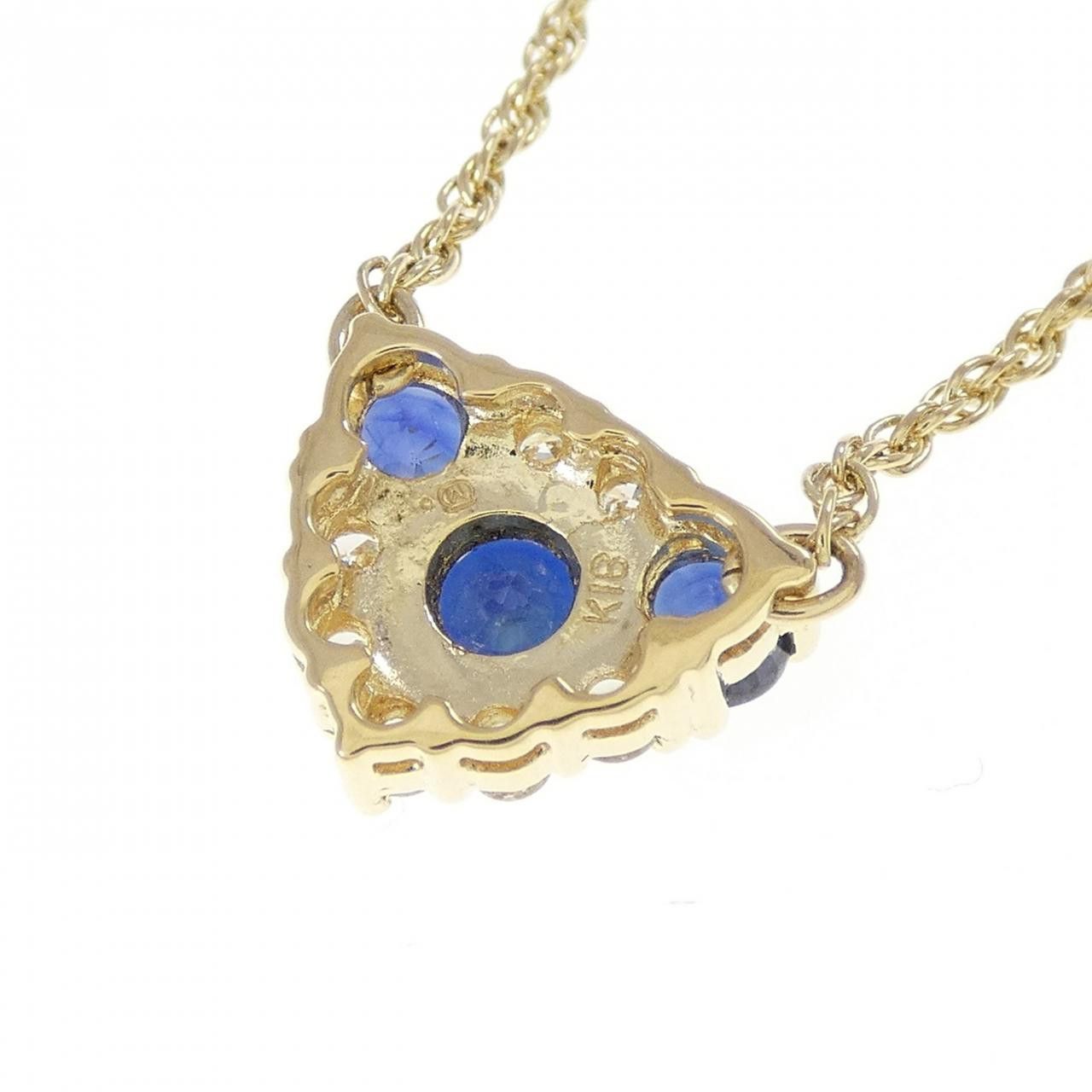 Mikimoto Mikimoto Mikimoto Au750 Sapphire Diamond Necklace Precious Metal Necklace DUTY FREE for USA Size ONE SIZE - 4 Thumbnail
