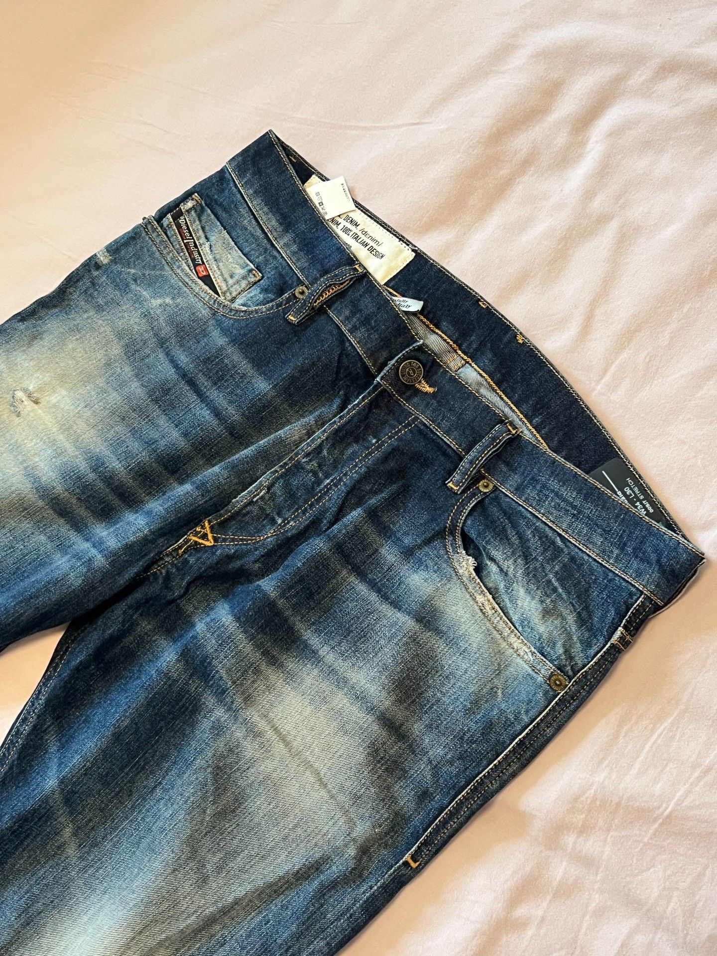 Diesel Diesel Men's THOMMER Washed Jeans Size US 34 / EU 50 - 3 Thumbnail