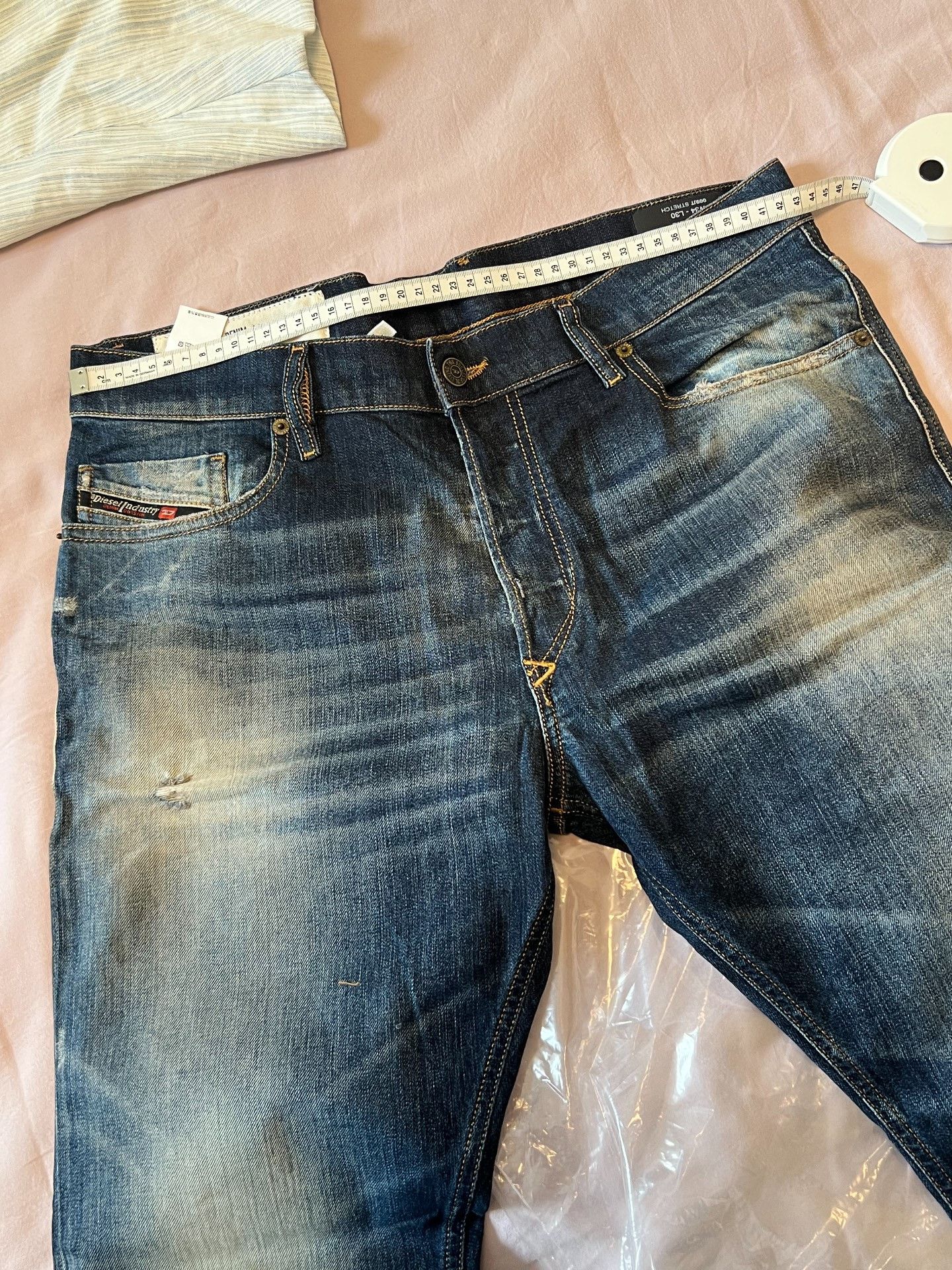Diesel Diesel Men's THOMMER Washed Jeans Size US 34 / EU 50 - 4 Thumbnail