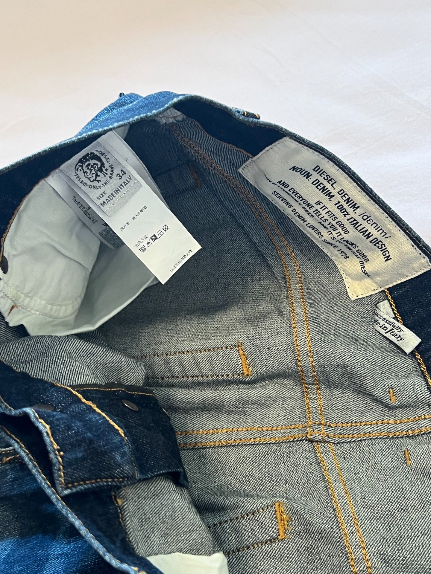 Diesel Diesel Men's THOMMER Washed Jeans Size US 34 / EU 50 - 6 Thumbnail