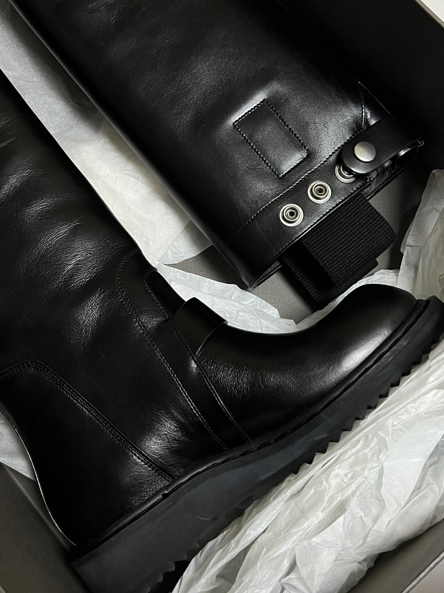 Rick Owens Rick Owens Anthem Jack Boots Size US 4 / IT 34 - 7 Thumbnail