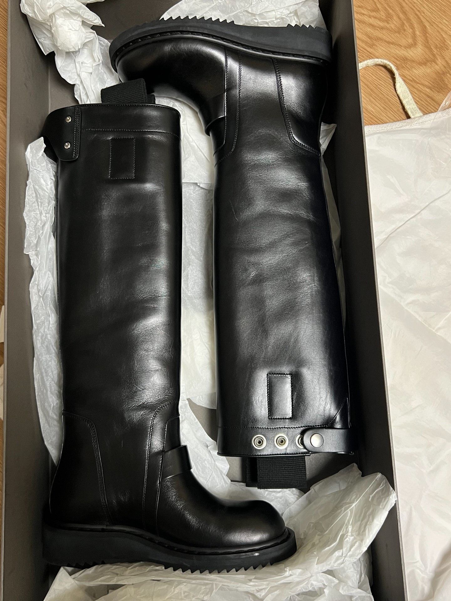Rick Owens Rick Owens Anthem Jack Boots Size US 4 / IT 34 - 6 Thumbnail