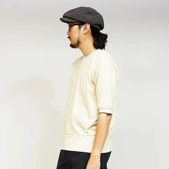 Nigel Cabourn Nigel Cabourn Linen Newsboy Cap Summer Size ONE SIZE - 2 Thumbnail