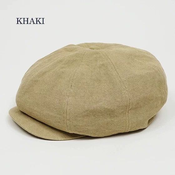 Nigel Cabourn Nigel Cabourn Linen Newsboy Cap Summer Size ONE SIZE - 4 Thumbnail