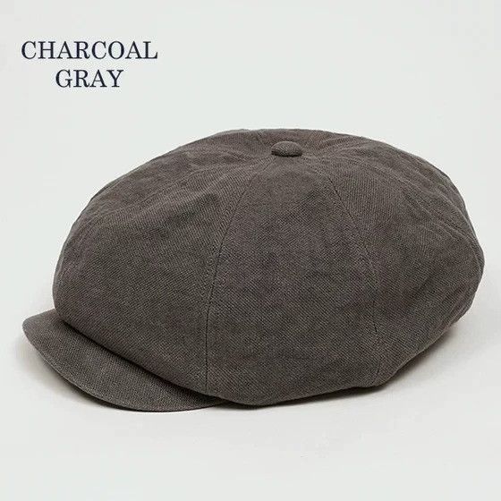 Nigel Cabourn Nigel Cabourn Linen Newsboy Cap Summer Size ONE SIZE - 5 Thumbnail
