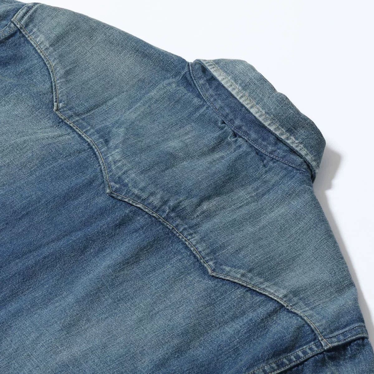 Sugar Cane Sugar Cane Classic Washed Western Denim Shirt Size US M / EU 48-50 / 2 - 4 Thumbnail