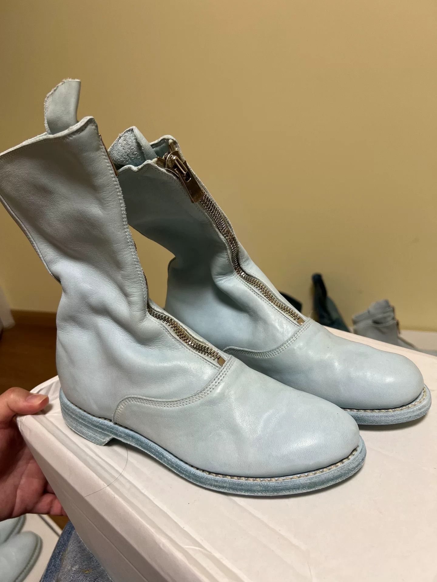 Guidi Guidi 310 Baby Blue Boots Size US 5 / IT 35 - 3 Thumbnail