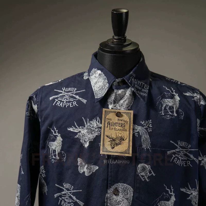 Hunter Glad Hand Hunters L/S Print Shirt Size US M / EU 48-50 / 2 - 5 Thumbnail