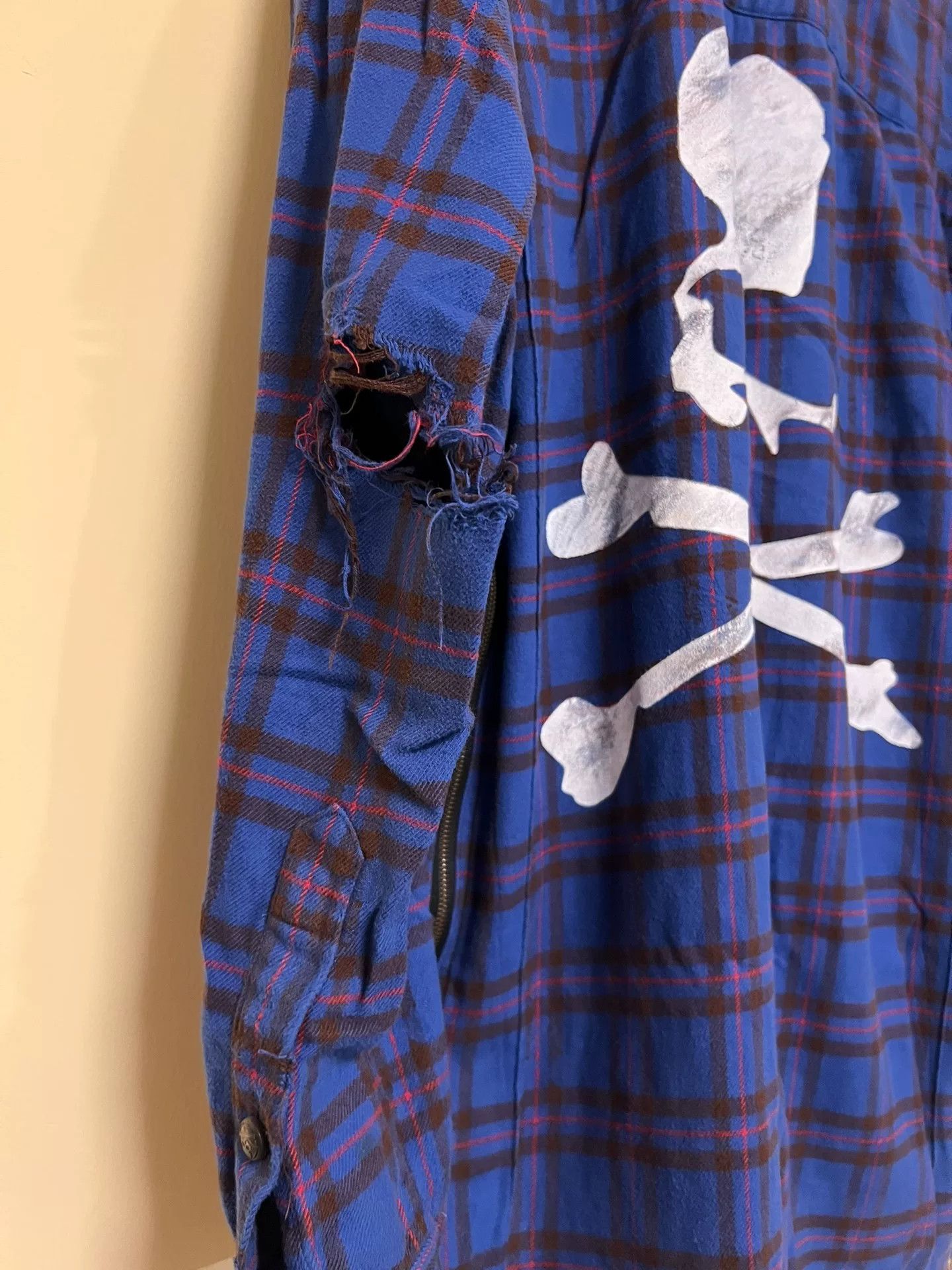 Mastermind Japan Mastermind Japan Plaid Double Zip Shirt Size US S / EU 44-46 / 1 - 6 Thumbnail