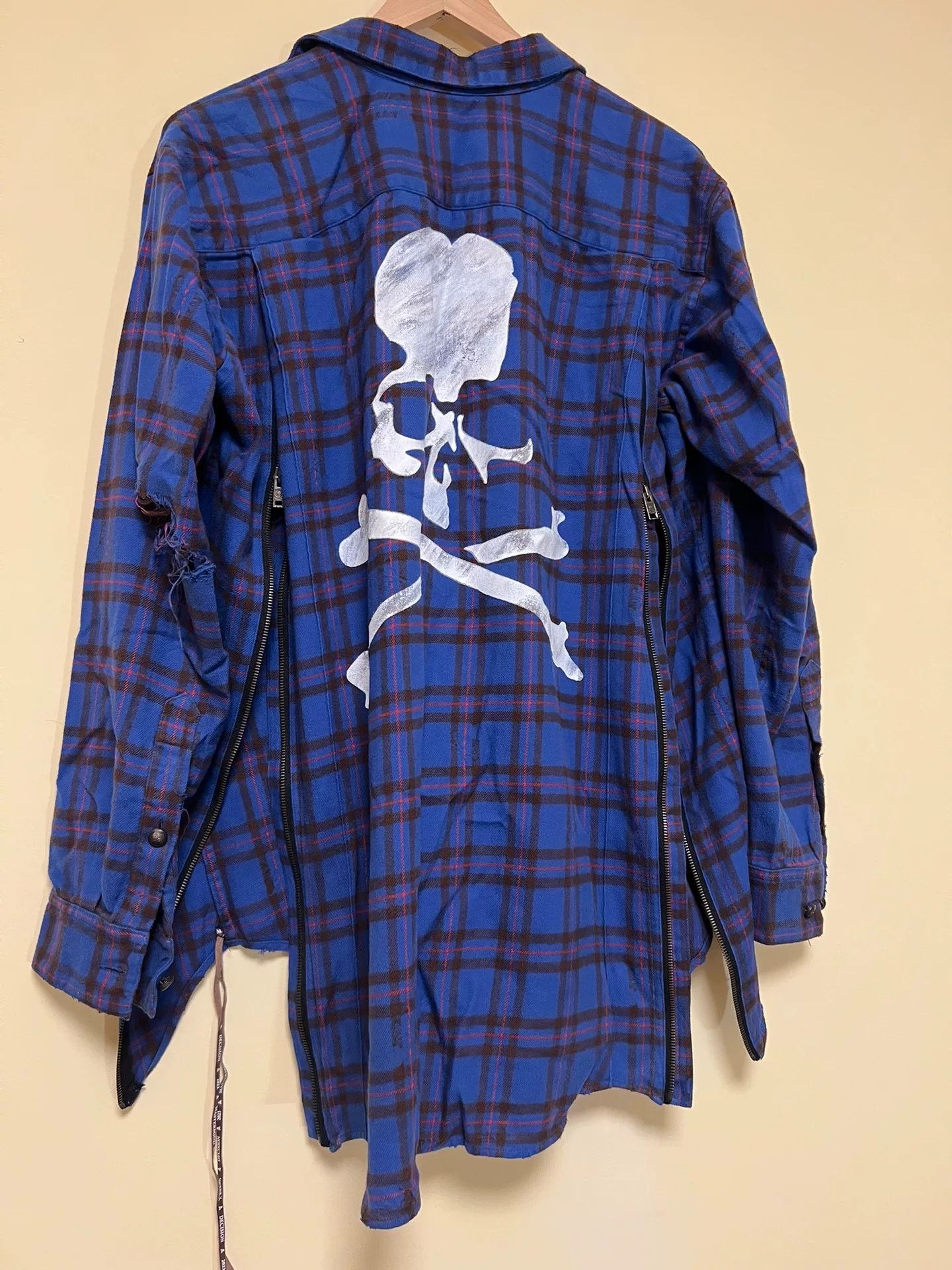 Mastermind Japan Mastermind Japan Plaid Double Zip Shirt Size US S / EU 44-46 / 1 - 7 Thumbnail