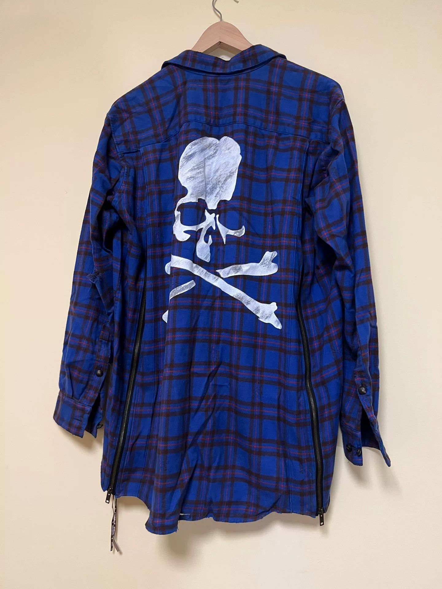 Mastermind Japan Mastermind Japan Plaid Double Zip Shirt Size US S / EU 44-46 / 1 - 2 Thumbnail