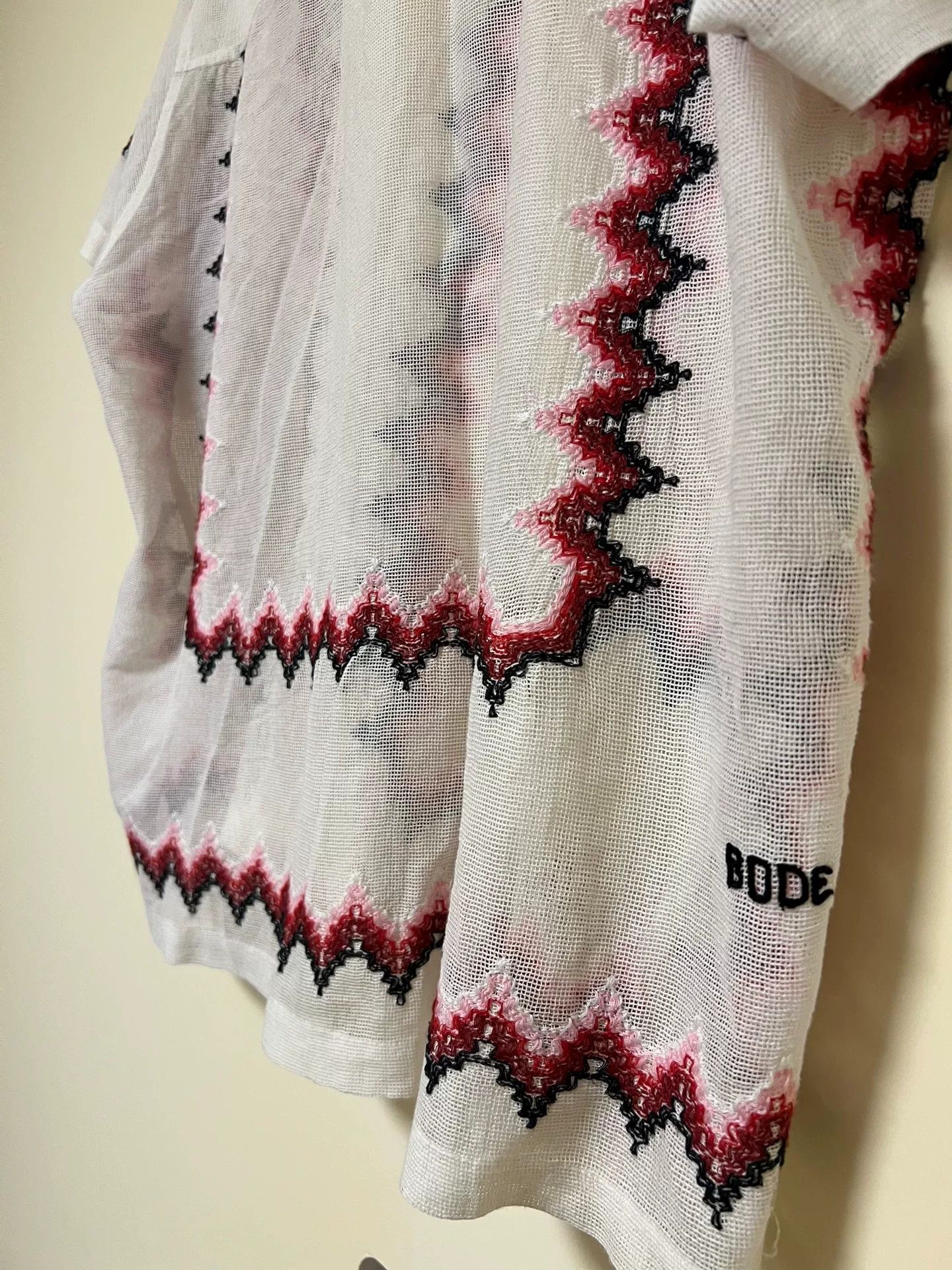 Bode Bode Mesh Hollow Out Shirt Size US L / EU 52-54 / 3 - 3 Thumbnail