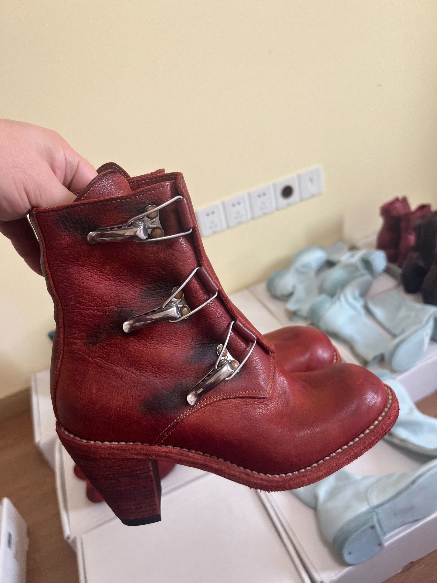 Guidi GUIDI 3095G Water Buffalo Leather Short Boots Size US 6 / IT 36 - 3 Thumbnail