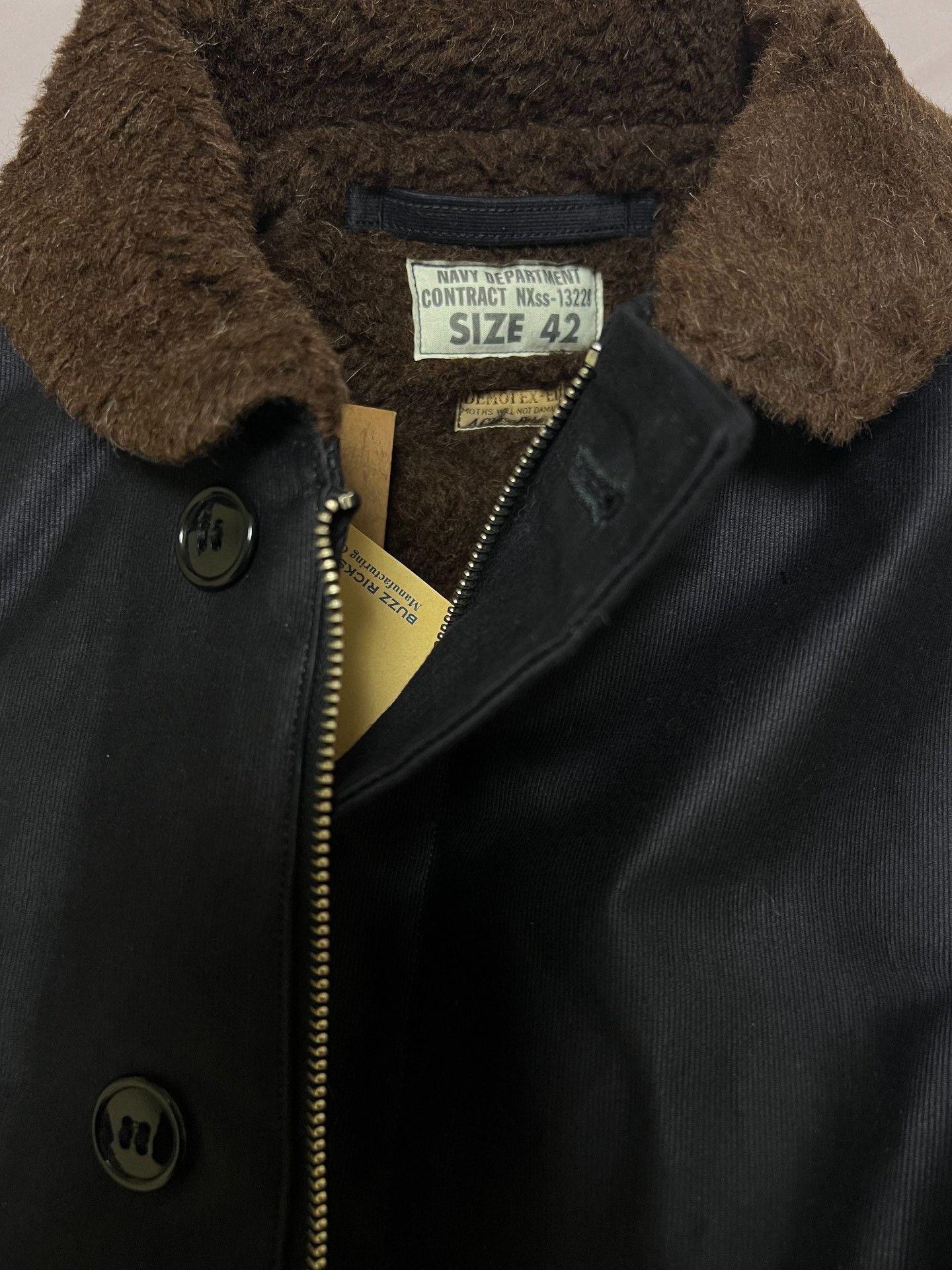 Buzz Rickson's Buzz Rickson's N1 Alpaca Military Jacket Size US XS / EU 42 / 0 - 3 Thumbnail