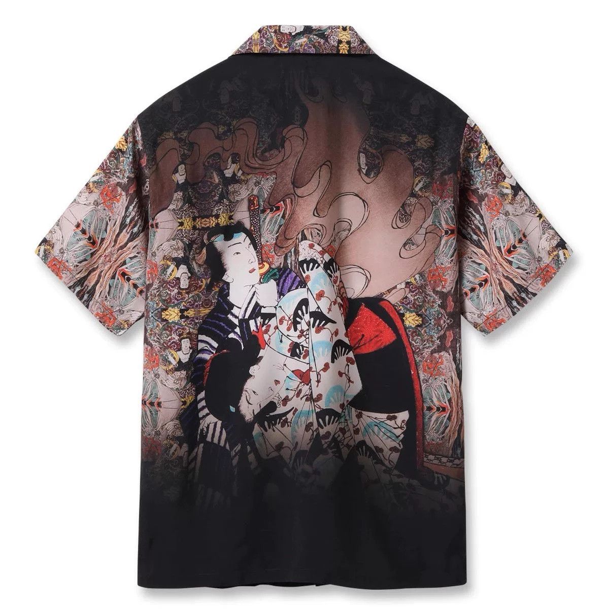 Sun Surf SUN SURF x Tsukioka Yoshitoshi Rayon Hawaiian Shirt Size US M / EU 48-50 / 2 - 5 Thumbnail