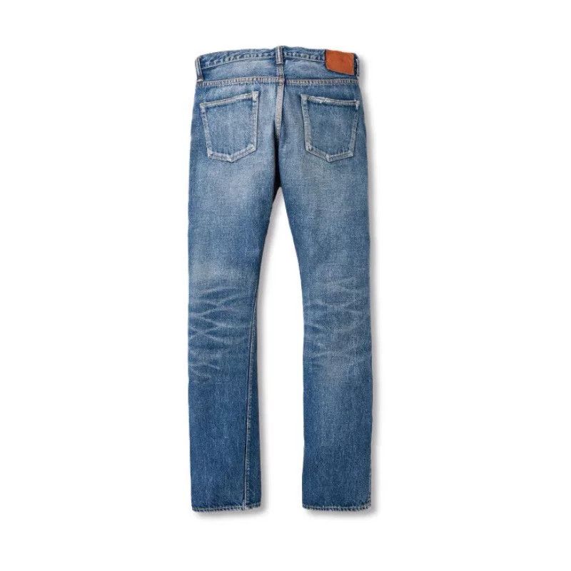 Full Count & Co. FULLCOUNT Washed Vintage Slim Straight Jeans Size US 32 / EU 48 - 5 Thumbnail