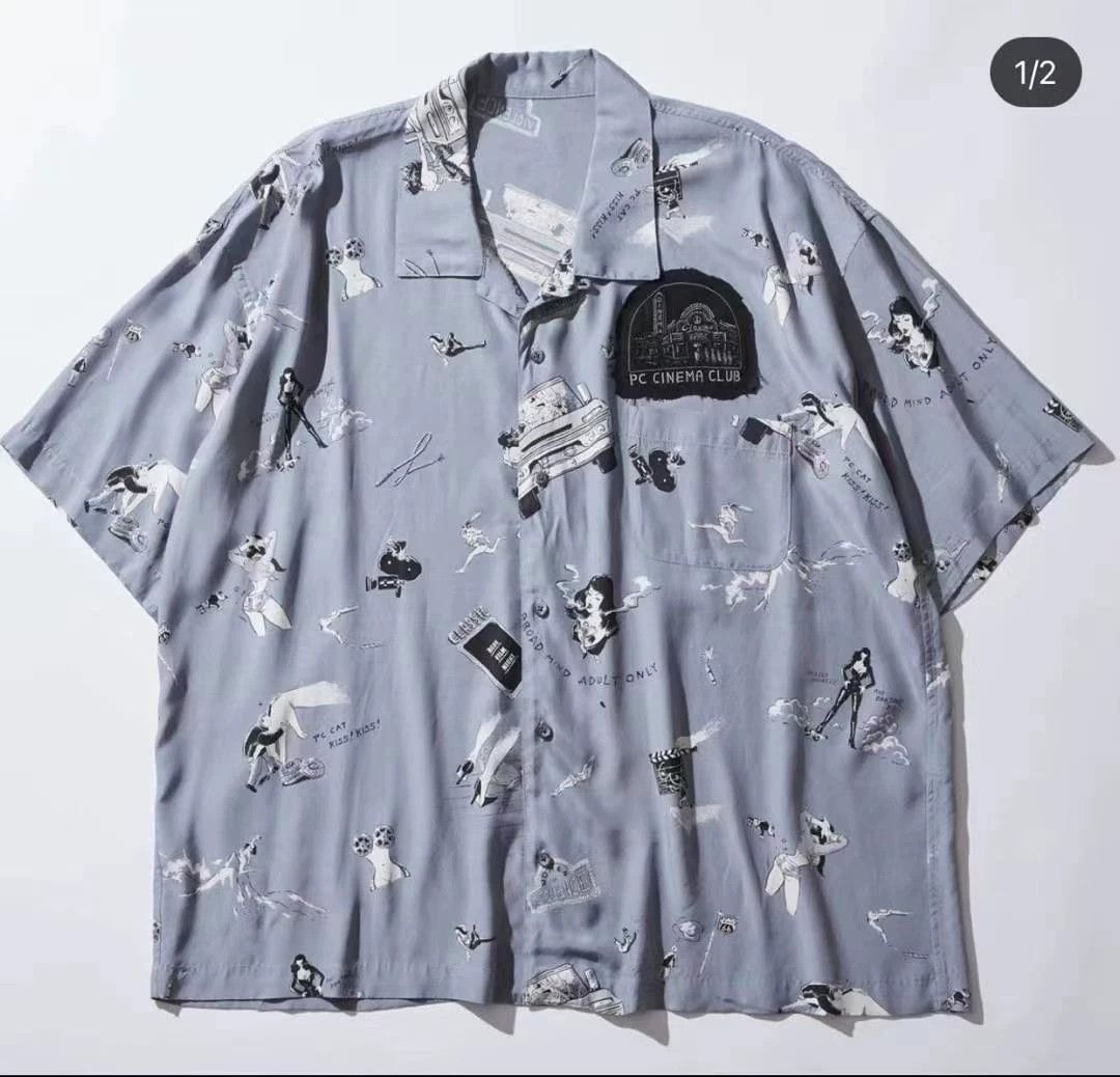 Porter Classic Porter Classic Hawaiian Short-Sleeve Shirt Size US L / EU 52-54 / 3 - 4 Thumbnail