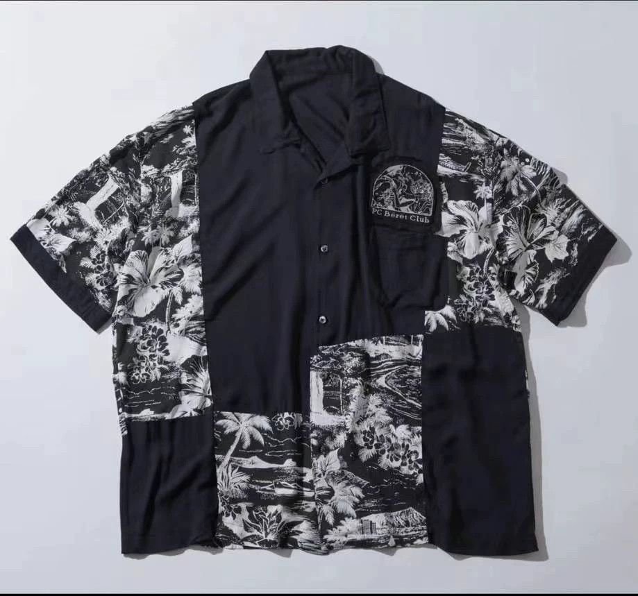 Porter Classic Porter Classic Hawaiian Short-Sleeve Shirt Size US L / EU 52-54 / 3 - 2 Thumbnail