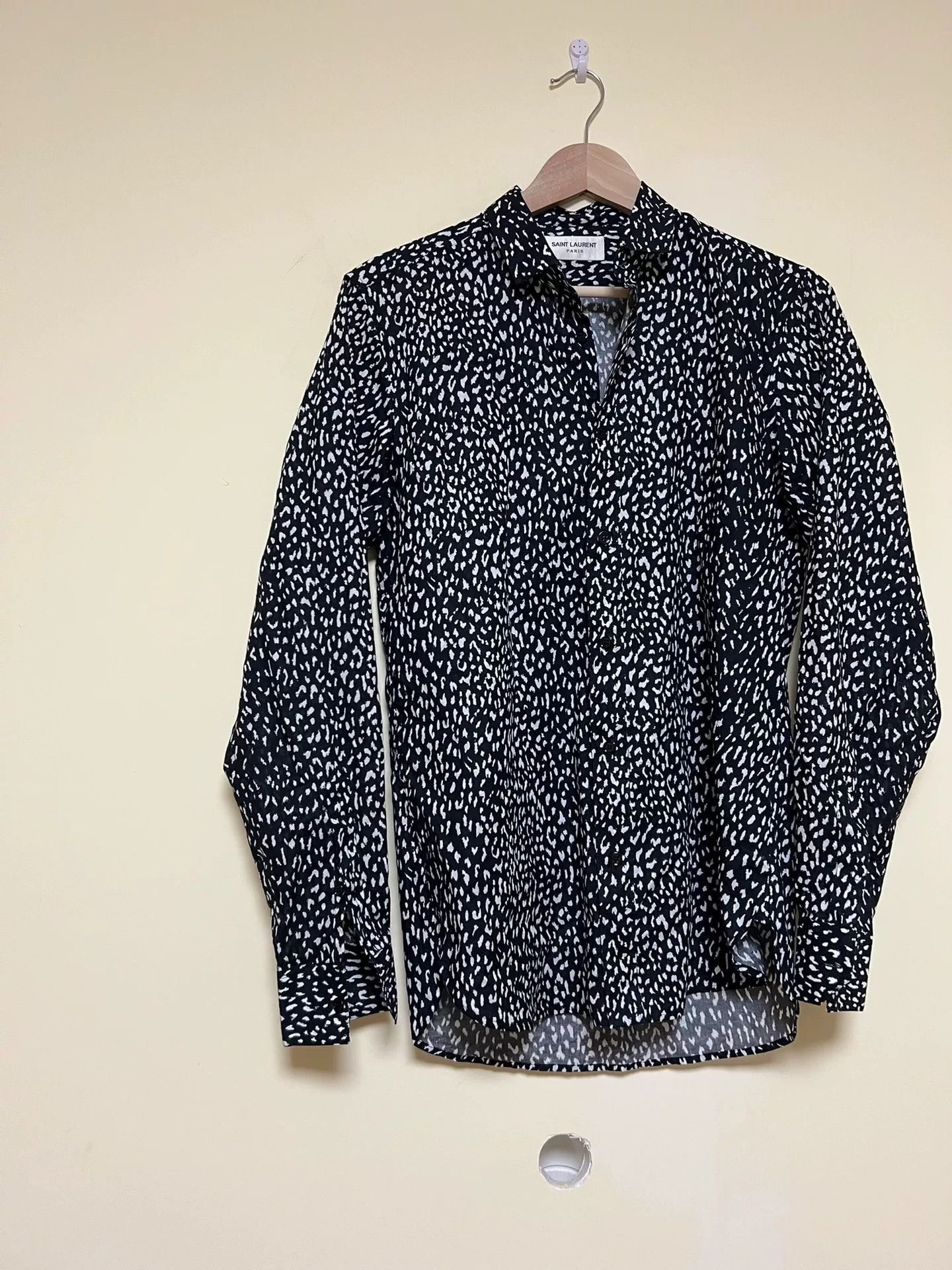 Saint Laurent Paris Saint Laurent YSL Jackson Wang Leopard Shirt Size US M / EU 48-50 / 2 - 2 Thumbnail