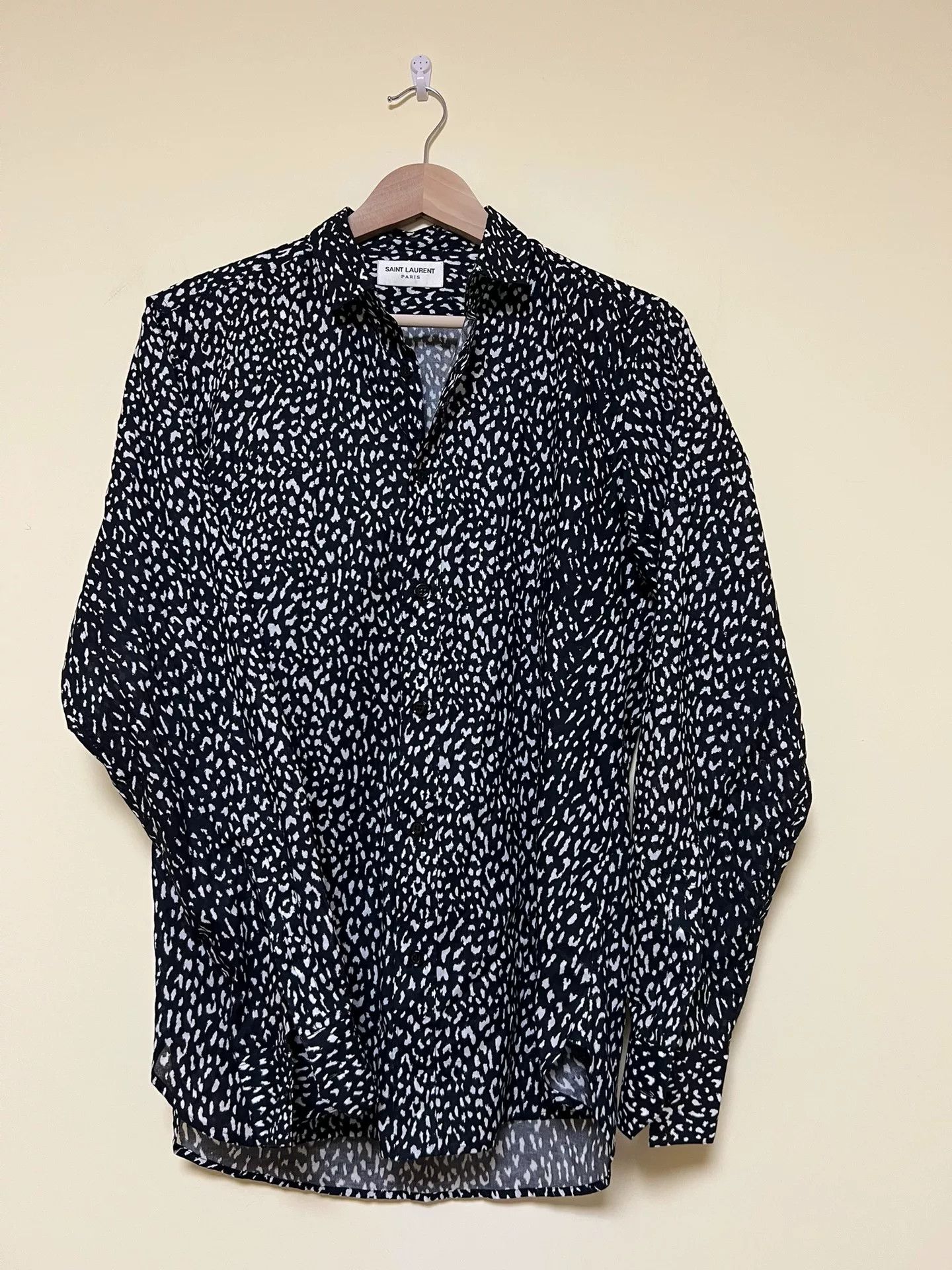 Saint Laurent Paris Saint Laurent YSL Jackson Wang Leopard Shirt Size US M / EU 48-50 / 2 - 3 Thumbnail