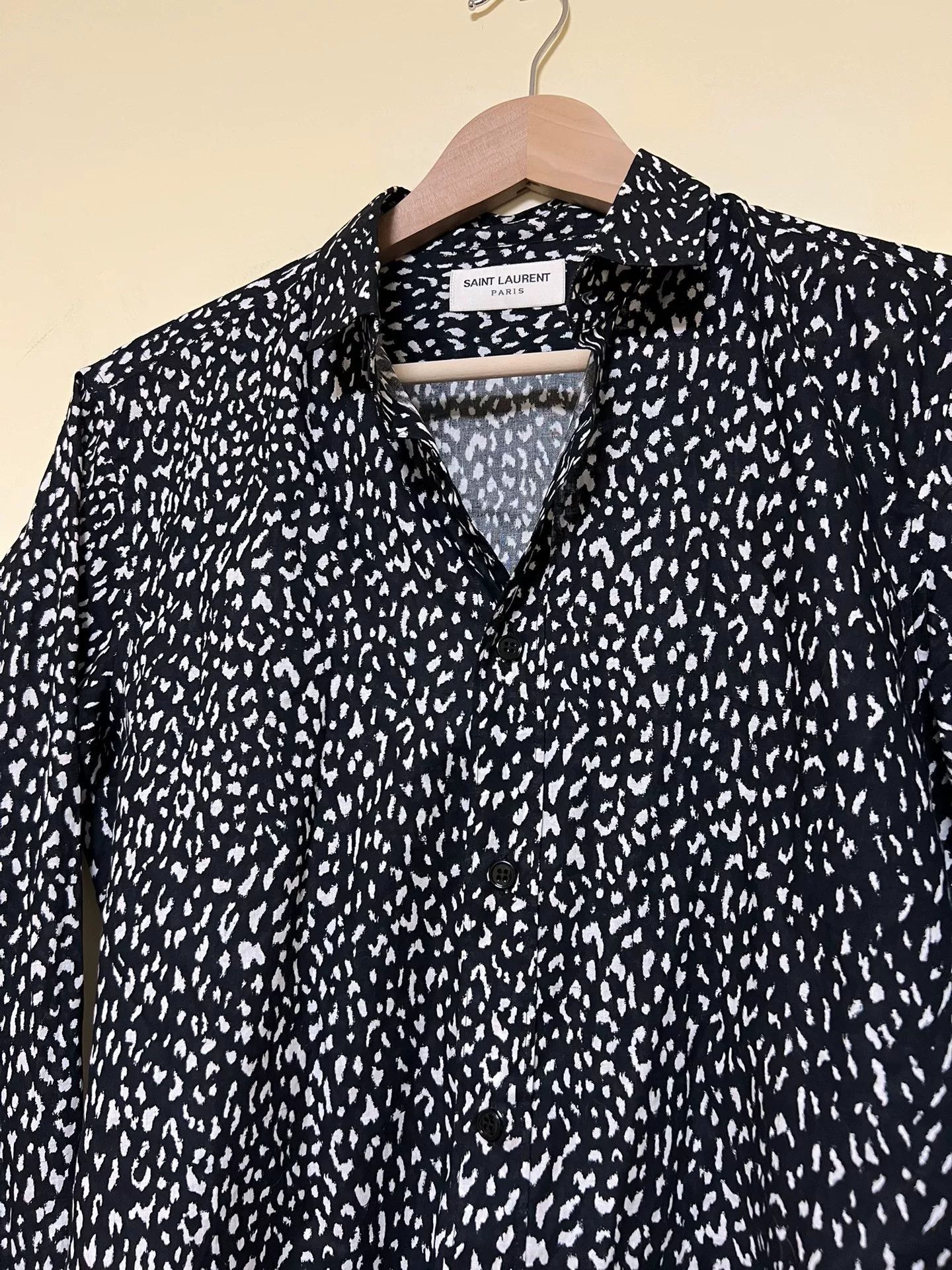 Saint Laurent Paris Saint Laurent YSL Jackson Wang Leopard Shirt Size US M / EU 48-50 / 2 - 4 Thumbnail