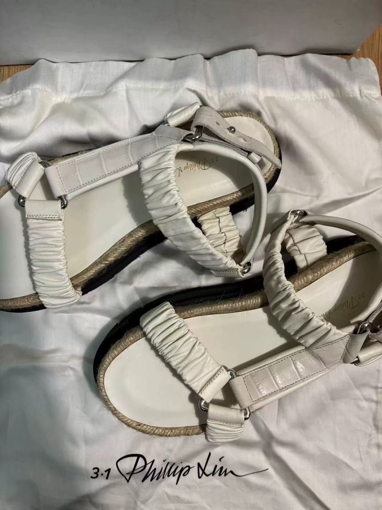 3.1 Phillip Lim 3.1Phillip Lim Dark Platform Samurai Sandals Size US 5 / IT 35 - 3 Thumbnail