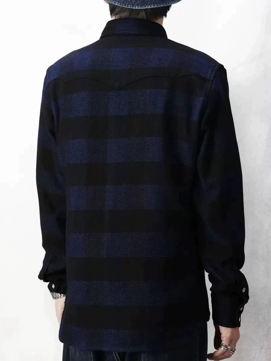 The Flat Head The Flat Head Limited Rope-Dyed Western Flannel Plaid Workwear Shirt Size US S / EU 44-46 / 1 - 4 Thumbnail