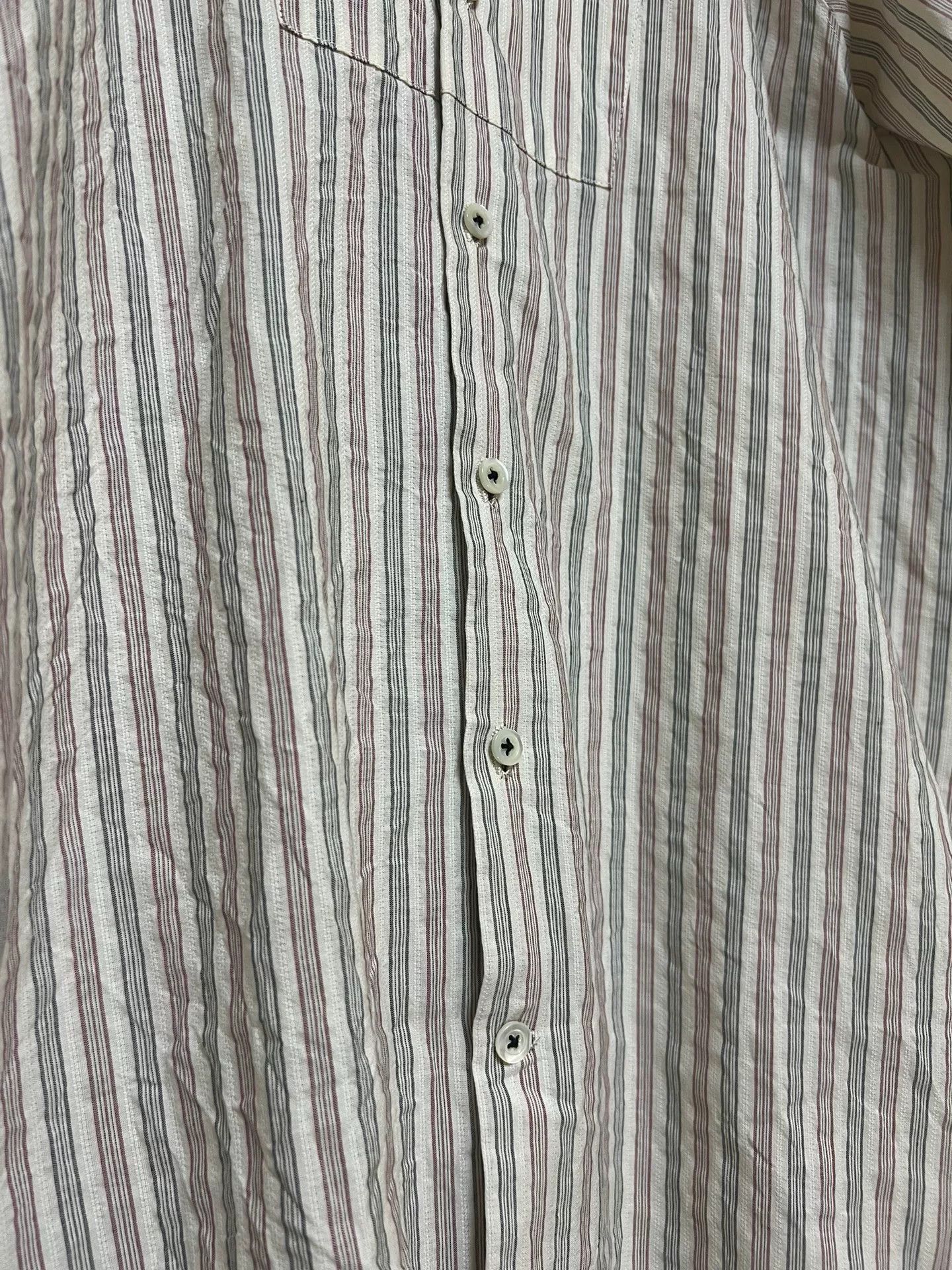 Geoffrey B. Small Geoffrey B.Small Red White Blue Striped Shirt Size US L / EU 52-54 / 3 - 6 Thumbnail